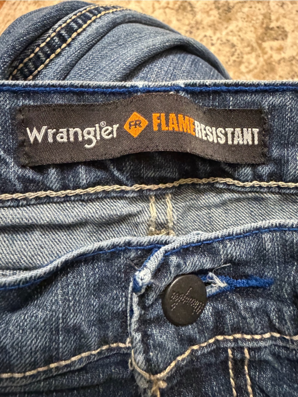 Classic Blue Straight-Leg Denim Jeans - Picture 5 of 8